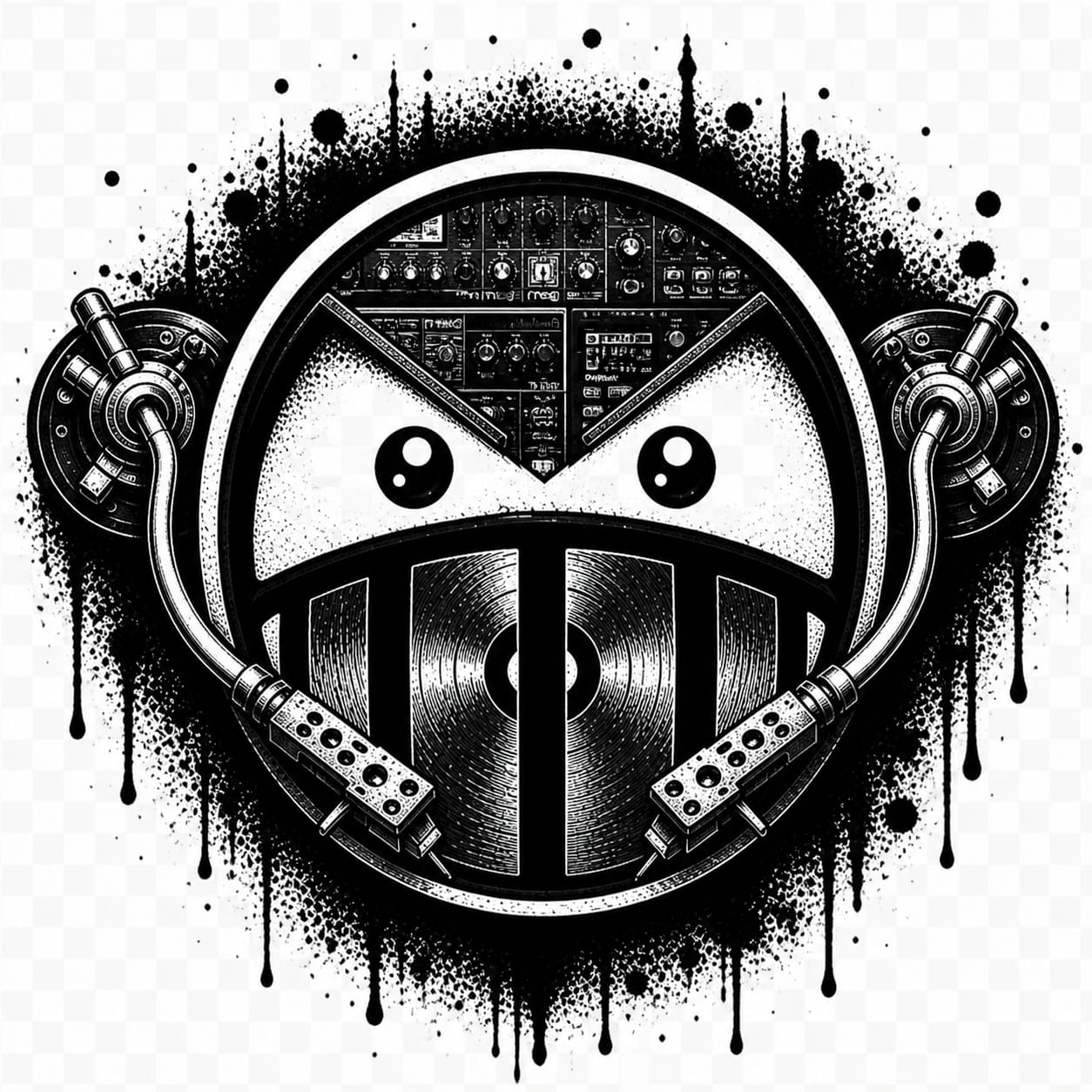 Logo Kontamine platines vinyles